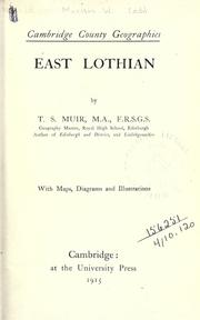 Cover of: East Lothian. by Thomas Scott Muir