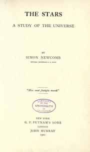 Cover of: The stars by Simon Newcomb