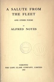 Cover of: A salute from the fleet by Alfred Noyes
