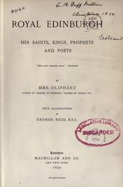 Cover of: Royal Edinburgh by Margaret Oliphant, Margaret Oliphant