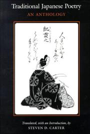Cover of: Traditional Japanese Poetry: An Anthology