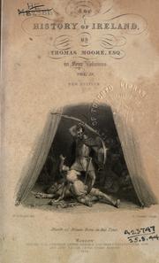 Cover of: The history of Ireland. by Thomas Moore