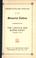 Cover of: Presentation and unveiling of the memorial tablets commemorating the Lincoln and Burns event (November 19, 1863) held at the Presbyterian church, Gettysburg, Pa., Nov. 19th, 1914.