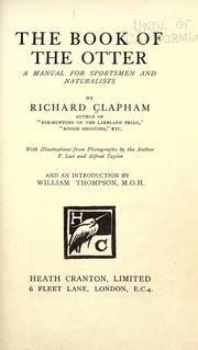 Cover of: The book of the otter by Richard Clapham