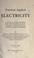 Cover of: Practical applied electricity