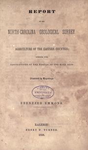 Report of the North Carolina geological survey by North Carolina. State Geologist.