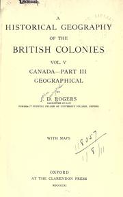 Cover of: Canada. by John Davenport Rogers