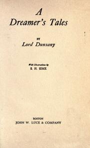 Cover of: A dreamer's tales by Lord Dunsany