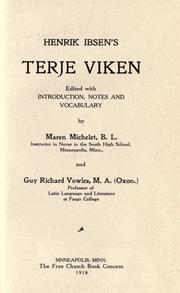 Cover of: Henrik Ibsen's Terje viken