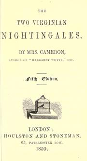 Cover of: The two Virginian nightingales