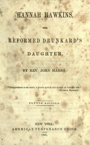 Cover of: Hannah Hawkins, the reformed drunkard's daughter
