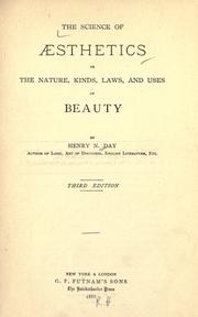 Cover of: The science of aesthetics by Henry Noble Day