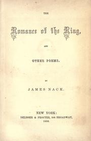 The romance of the ring, and other poems by James Nack