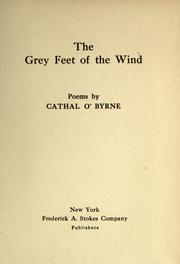 Cover of: The grey feet of the wind: poems