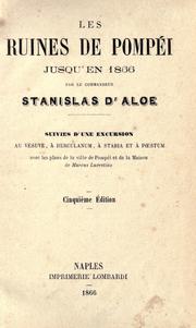 Cover of: ruines de Pomp©Øei jusqu'en 1866: suivies d'une excursion au V©Øesuve, ©Ła Herculanum, ©Ła Stabia et ©Ła P℗æstum