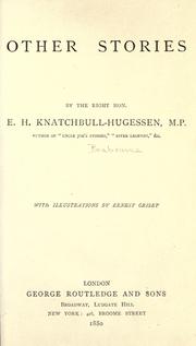 Cover of: Other stories by Brabourne, Edward Hugessen Knatchbull-Hugessen Baron