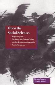 Cover of: Open the social sciences | Gulbenkian Commission on the Restructuring of the Social Sciences.