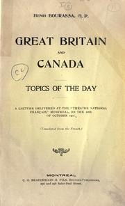 Cover of: Great Britain and Canada by Henri Bourassa