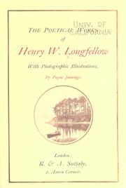 Cover of: The poetical works of Henry W. Longfellow