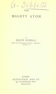 Cover of: The mighty atom by Marie Corelli