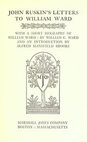 Letters from John Ruskin to William Ward by John Ruskin