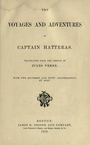 Cover of: The voyages and adventures of Captain Hatteras by Jules Verne