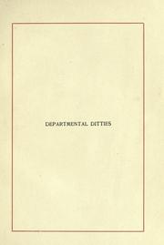 Cover of: Departmental ditties, ballads, barrack-room ballads by Rudyard Kipling