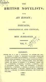 The British novelists by Anna Laetitia Barbauld