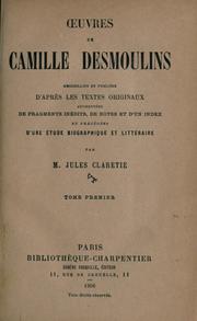Cover of: ℗Œuvres de Camille Desmoulins