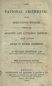 The national arithmetic on the inductive system by Benjamin Greenleaf