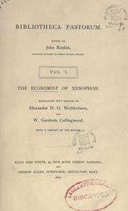 Cover of: The economist of Xenophon by Xenophon