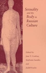 Cover of: Sexuality and the Body in Russian Culture