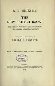 Cover of: The new sketch book by William Makepeace Thackeray