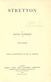 Cover of: Stretton. by Henry Kingsley