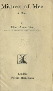 Cover of: Mistress of men by Flora Annie Webster Steel