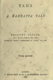 Cover of: Tara by Meadows Taylor