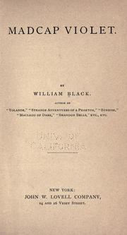 Cover of: Madcap Violet by William Black