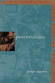 Potentialities by Giorgio Agamben