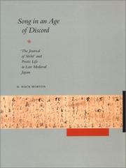 Song in an age of discord by H. Mack Horton