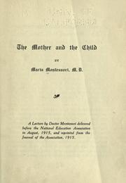 Cover of: The mother and the child