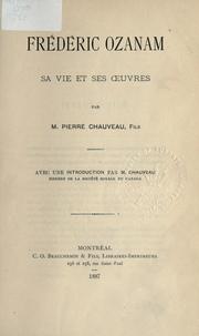 Cover of: Fr©Øed©Øeric Ozanam: sa vie et ses ℗œuvres