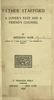 Cover of: Father Stafford by Anthony Hope