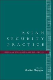 Cover of: Asian Security Practice by Muthiah Alagappa