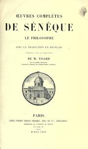 Cover of: Oeuvres compl©Łetes de S©Øen©Łeque, le philosophe by Seneca the Younger