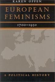 Cover of: European Feminisms, 1700-1950: A Political History
