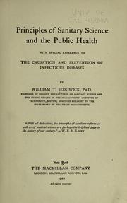 Principles of sanitary science and the public health by W. T. Sedgwick