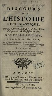 Cover of: Discours sur l'histoire eccl©Øesiastique ... by Fleury, Claude