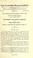 Cover of: Geology of the vicinity of Ogdensburg (Brier Hill Ogdensburg and Red Mills quadrangles)