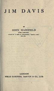 Cover of: Jim Davis by John Masefield