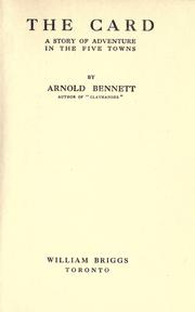 Cover of: The card by Arnold Bennett